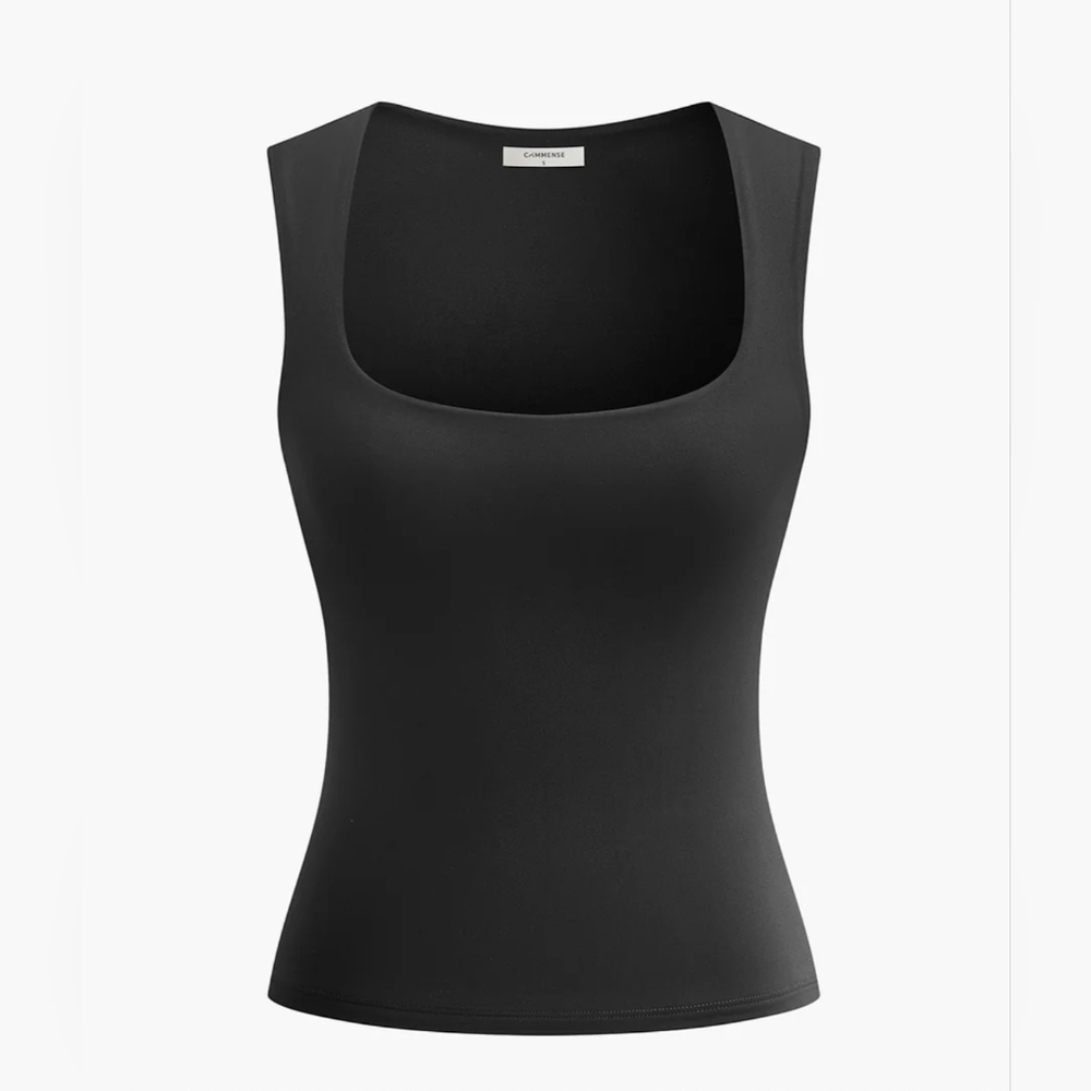 Casual Plain Strappy Top